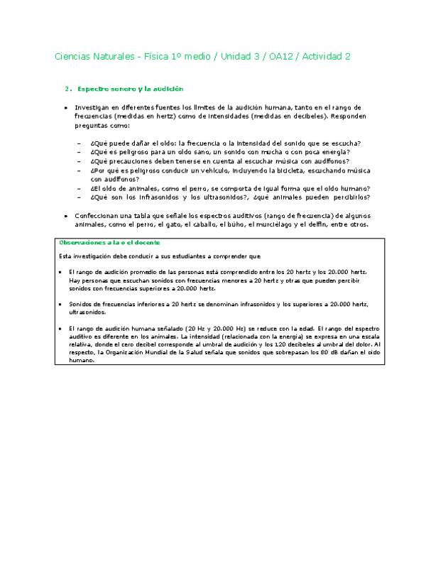 Ciencias Naturales 1 medio-Unidad 3-OA12-Actividad 2