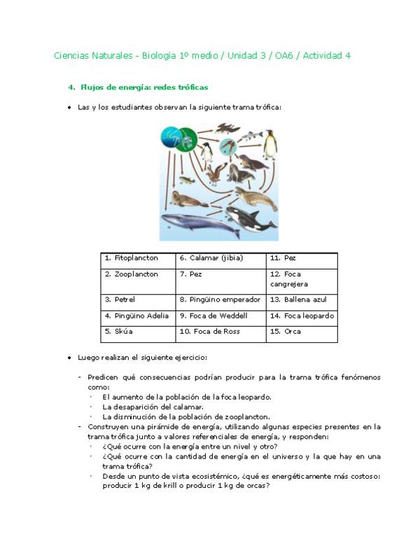 Ciencias Naturales 1 medio-Unidad 3-OA6-Actividad 4