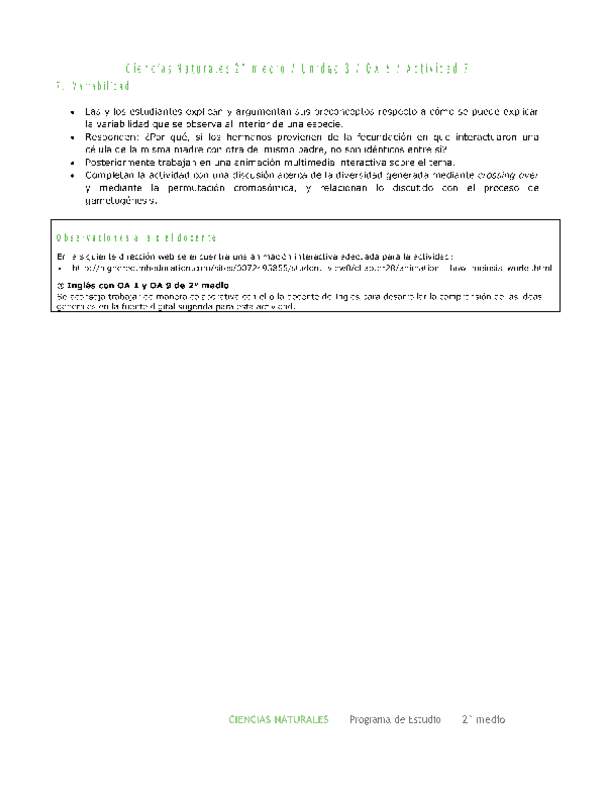 Ciencias Naturales 2 medio-Unidad 3-OA6-Actividad 7