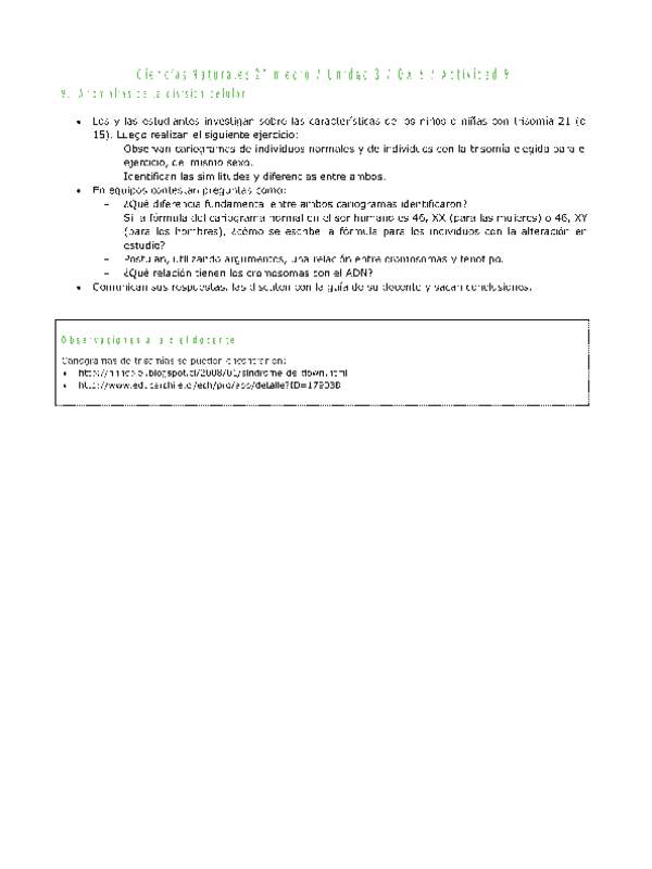 Ciencias Naturales 2 medio-Unidad 3-OA6-Actividad 9
