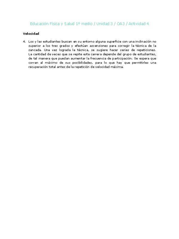 Educación Física 1 medio-Unidad 3-OA3-Actividad 4