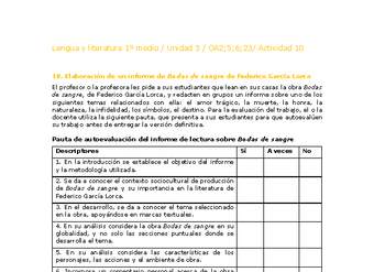 Lengua y Literatura 1 medio-Unidad 3-OA2,5,6,23-Actividad 10