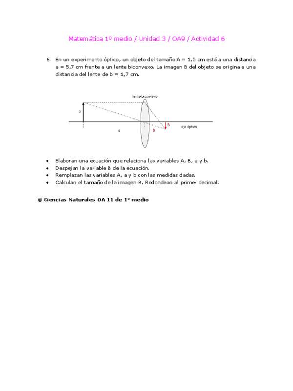 Matemática 1 medio-Unidad 3-OA9-Actividad 6
