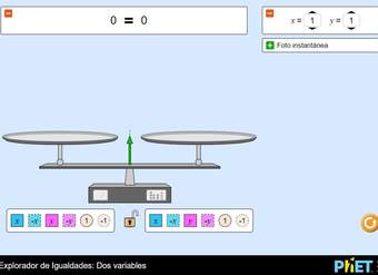 Explorador de Igualdades: Dos variables