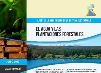 El agua y las plantaciones forestales