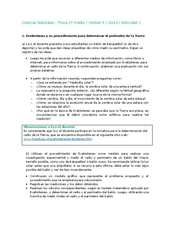 Ciencias Naturales 1 medio-Unidad 4-OA14-Actividad 1