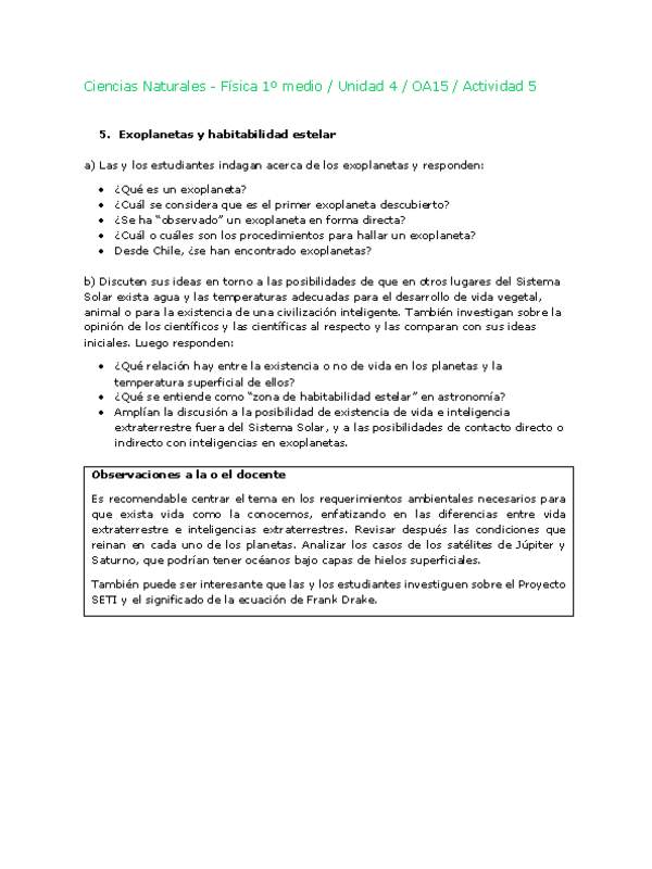 Ciencias Naturales 1 medio-Unidad 4-OA15-Actividad 5