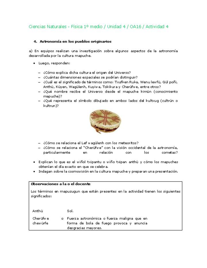 Ciencias Naturales 1 medio-Unidad 4-OA16-Actividad 4