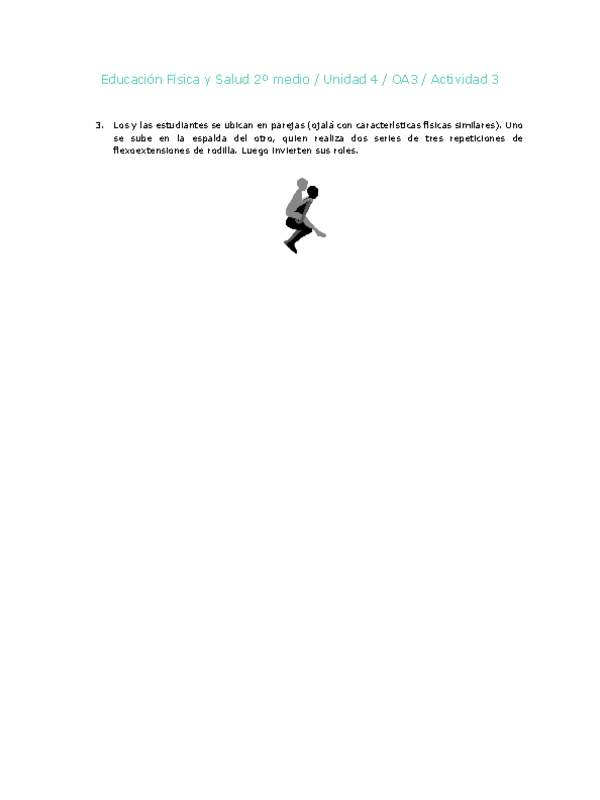 Educación Física 2 medio-Unidad 4-OA3-Actividad 3