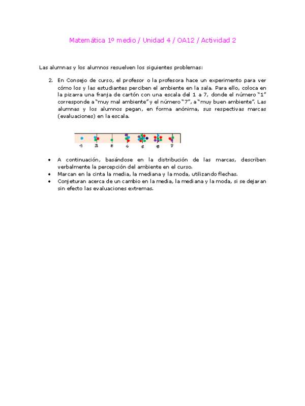 Matemática 1 medio-Unidad 4-OA12-Actividad 2