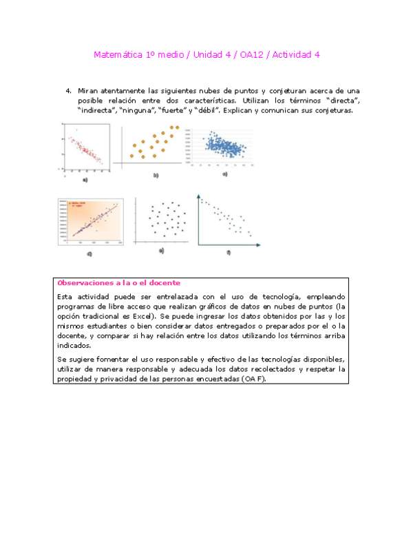 Matemática 1 medio-Unidad 4-OA12-Actividad 4