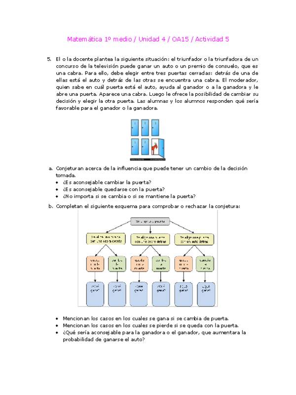 Matemática 1 medio-Unidad 4-OA15-Actividad 5