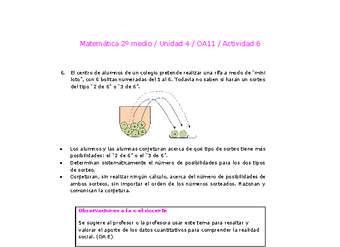 Matemática 2 medio-Unidad 4-OA11-Actividad 6