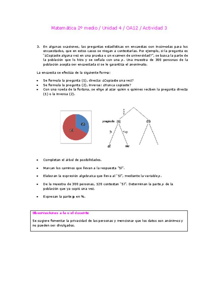 Matemática 2 medio-Unidad 4-OA12-Actividad 3