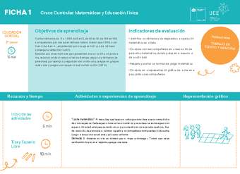 3° básico, Ficha N° 1 Movimiento en 15 minutos