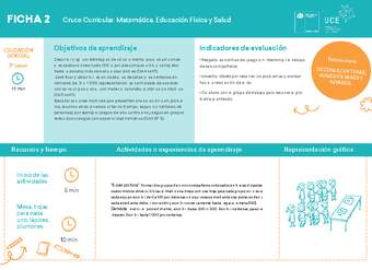 3° básico, Ficha N° 2 Movimiento en 15 minutos