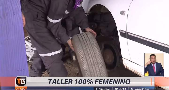 El taller mecánico 100% femenino