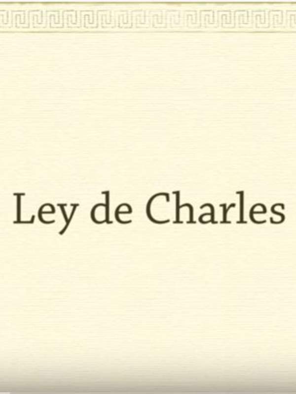 Ley de Charles