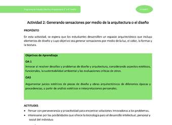 Actividad 2: Generando sensaciones por medio de la arquitectura o el diseño