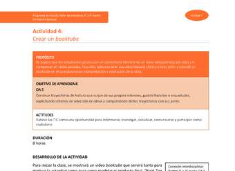 Actividad 4: Crear un booktube