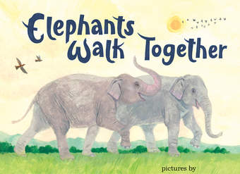 Elephants Walk Together