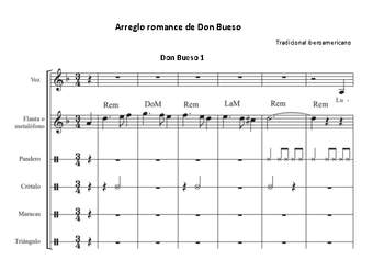 Arreglo romance de Don Bueso