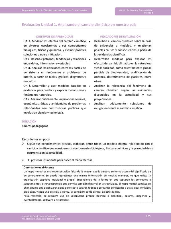 Actividad de evaluación: Analizando el cambio climático en nuestro país