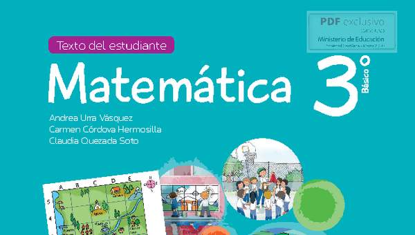 Matemática 3º básico. Texto del estudiante