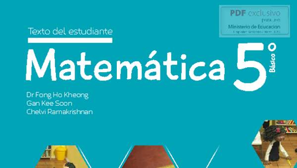 Matemática 5º básico. Texto del estudiante