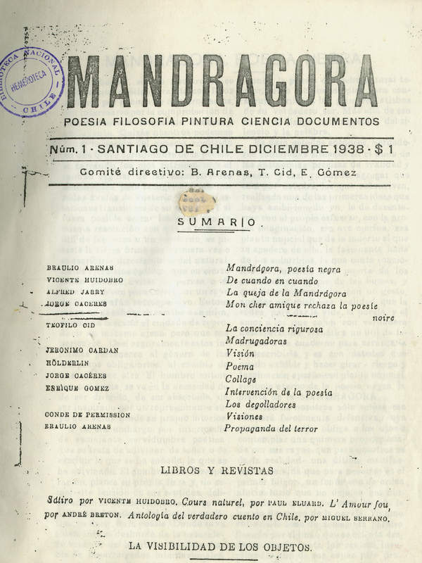 Revista Mandrágora (1938-1941)
