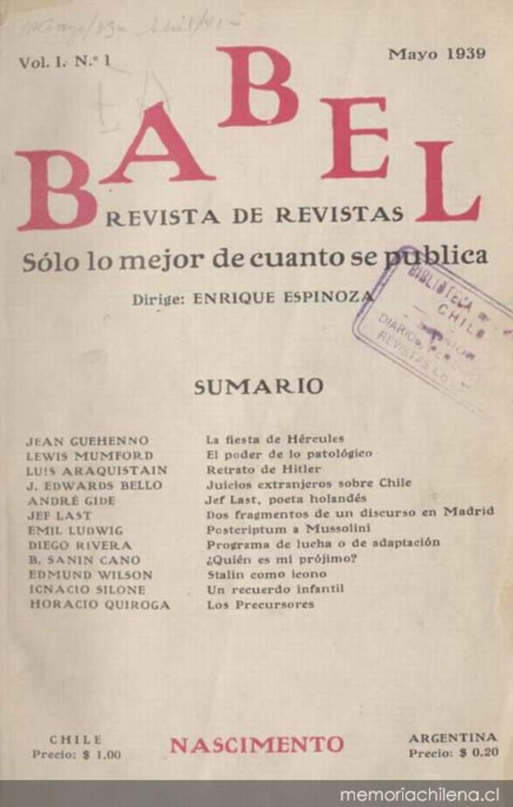 Babel (1921-1951) Babel (1921-1951)
