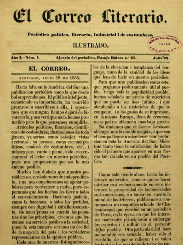 El Correo Literario (1858) (1864-1865) (1867)