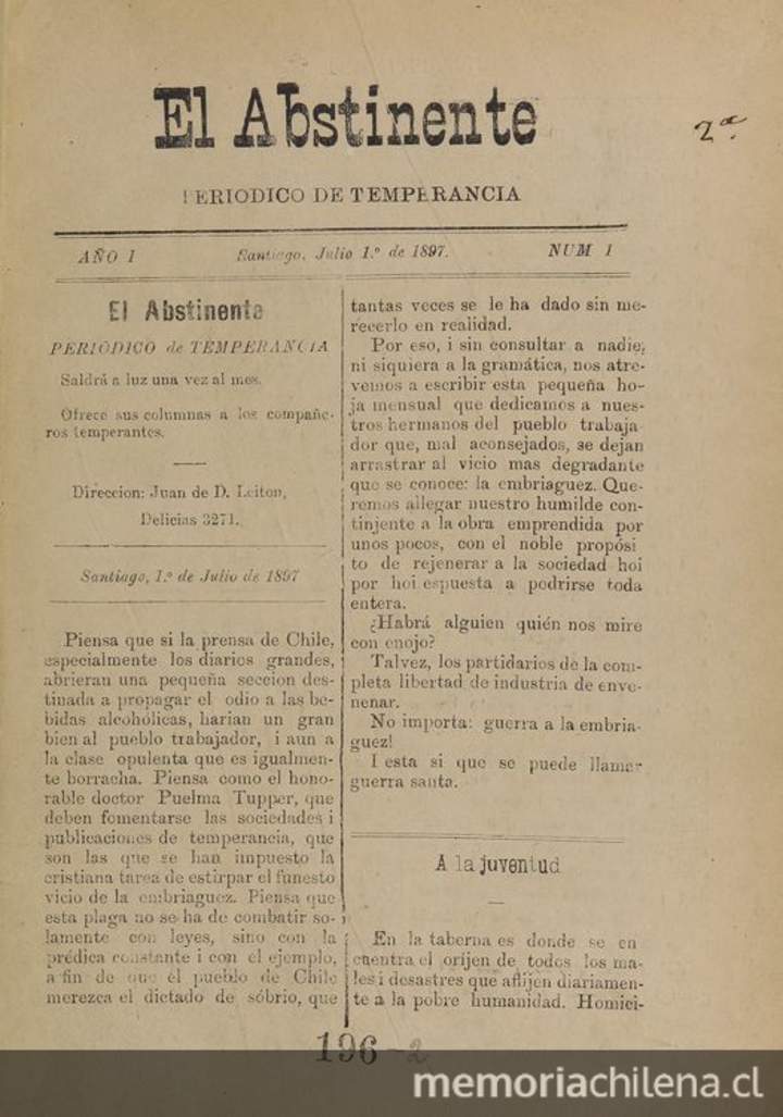 Alcoholismo en Chile (1870-1940) Alcoholismo en Chile (1870-1940)