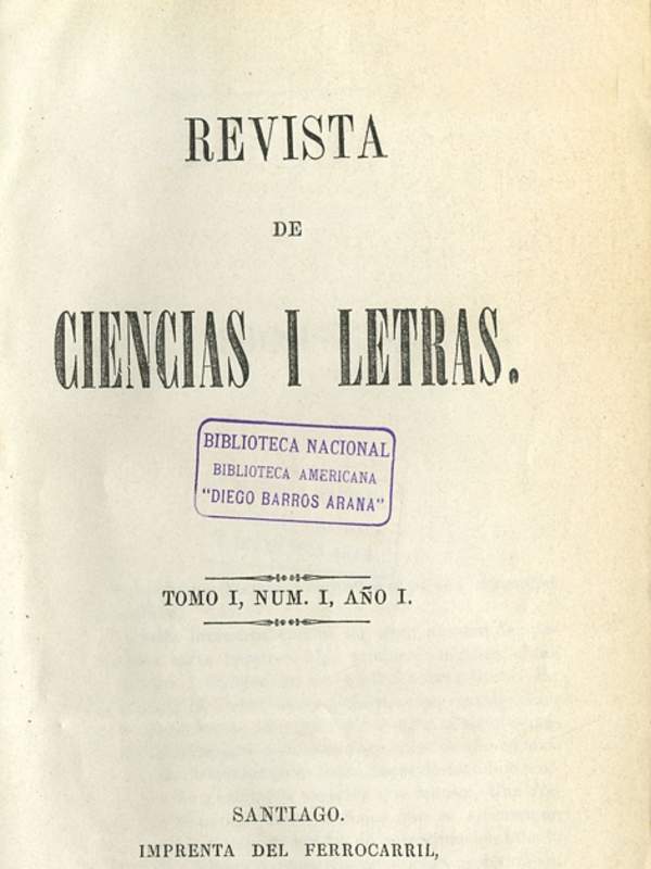 La Revista de Ciencias i Letras (1857)