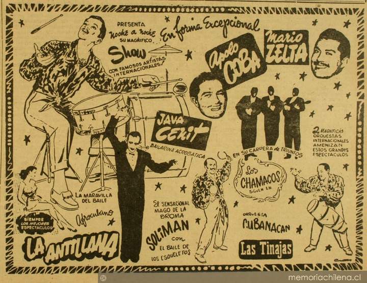 Música tropical en los años 50