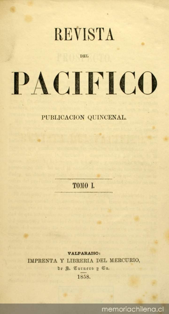 Revista del Pacífico (1858-1861) Revista del Pacífico (1858-1861)