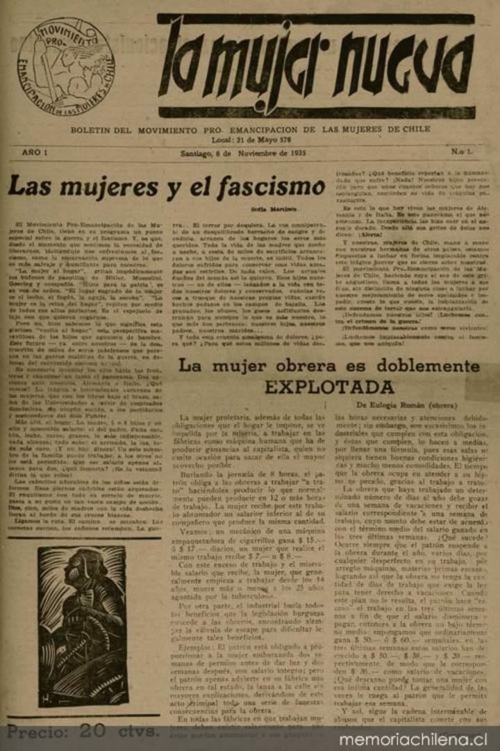 La Mujer Nueva (1935-1941) La Mujer Nueva (1935-1941)