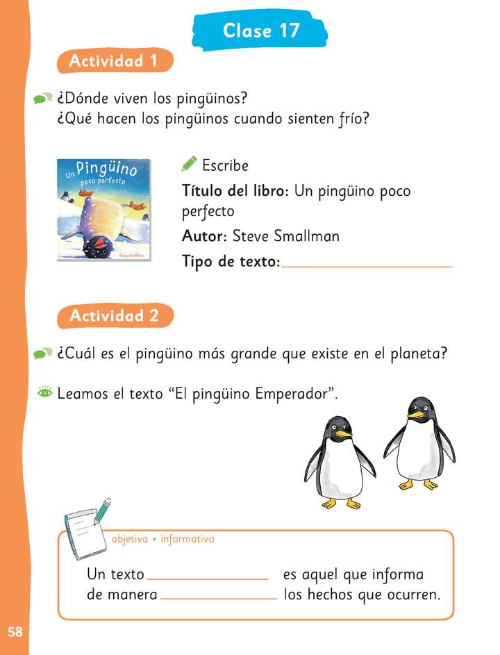 Lenguaje, comunicación y literatura: Clase N° 17