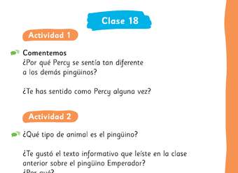 Lenguaje, comunicación y literatura: Clase N° 18