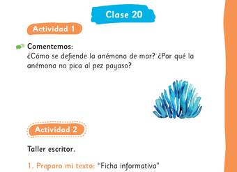 Lenguaje, comunicación y literatura: Clase N° 20