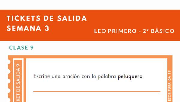 Evaluación Lenguaje 2° básico Unidad 1 Semana 3