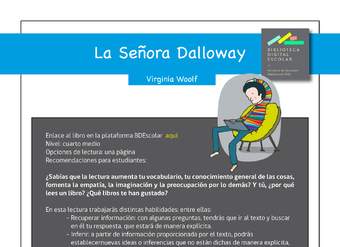 Plan lector IV° medio La Señora Dalloway