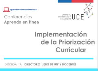 Implementación de la Priorización Curricular