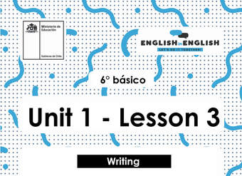 Lesson 3 Inglés 6º básico
