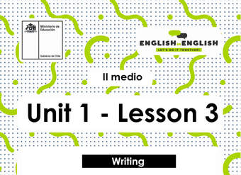 Lesson 3 Inglés 2º medio