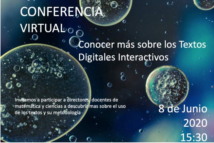 Conferencia virtual: Conocer más sobre los textos Digitales interactivos