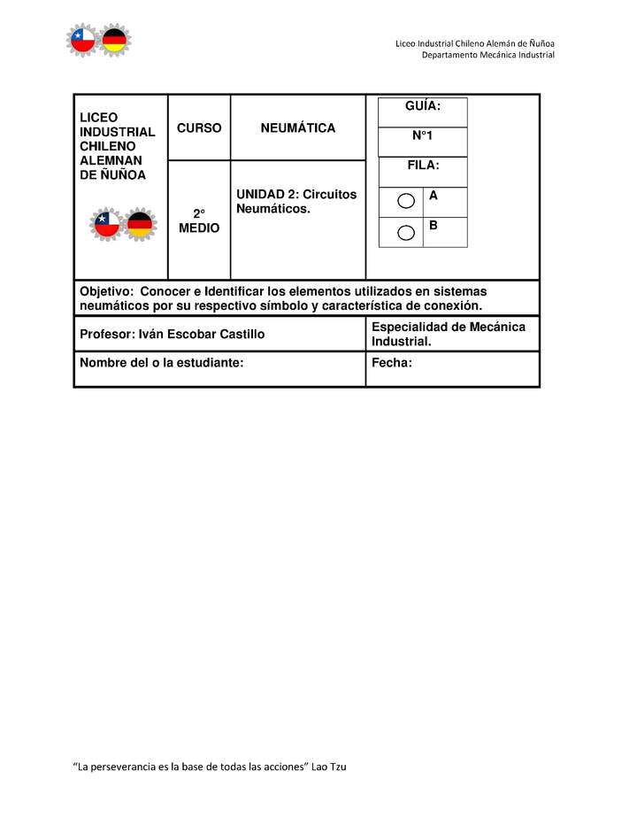 Guía N°1 simbologia Neumática