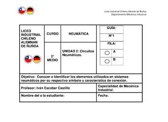 Guía N°1 simbologia Neumática