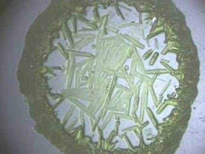 Formación de cristal