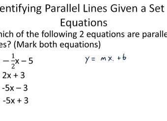 Identificación de líneas paralelas - Ejemplo 2